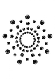 Чёрные наклейки на грудь Mimi Bijoux