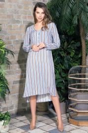 Оригинальное платье-рубашка Noemi с длинным рукавом