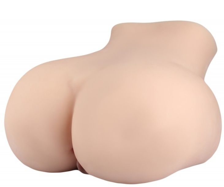 Телесный мастурбатор с двумя любовными отверстиями