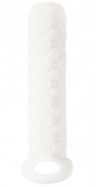 Белый фаллоудлинитель Homme Long - 13,5 см.