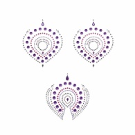 Фиолетово-розовые наклейки на грудь и зону бикини FLAMBOYANT