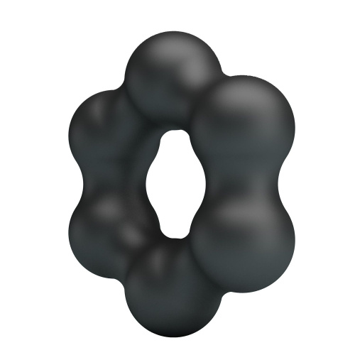 Черное эрекционное кольцо Clauzell