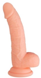 Телесный вибратор-реалистик Novice - 16,5 см.