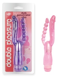 Двойной розовый вибратор Dual Panetrator