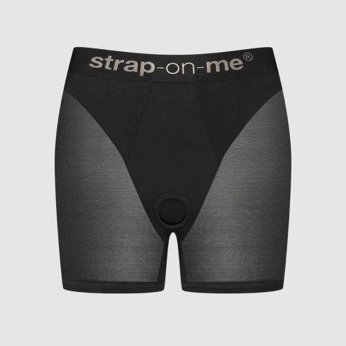 Трусики-шорты для фиксации насадок Strap-on-me Harness Lingerie Halo - size XS