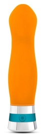 Оранжевый вибромассажер LUMINANCE - 16 см.