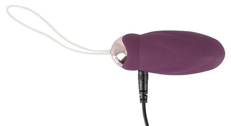 Фиолетовое виброяйцо Rotating Love Ball с пультом ДУ
