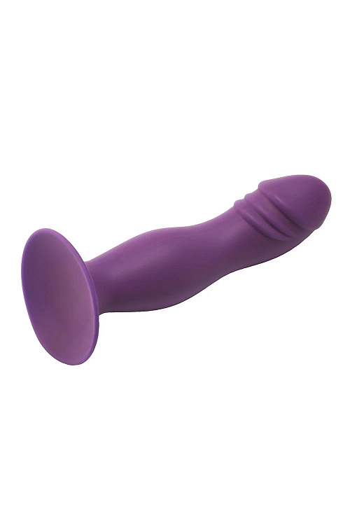 Фиолетовый фаллоимитатор Pleasure Dildo - 14,6 см.