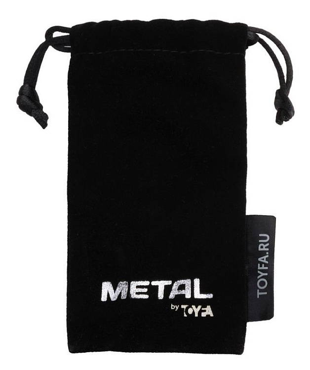 Серебристый уретральный плаг-косичка с двумя кольцами