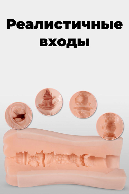 Мастурбатор-вагина Beata-2 с функциями всасывания и вибрации