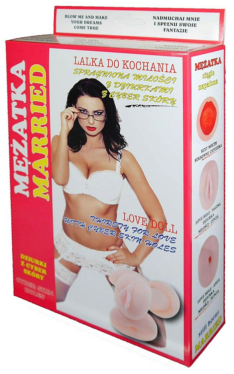 Надувная секс-кукла Mezatka с реалистичной вставкой