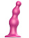 Розовая насадка Strap-On-Me Dildo Plug Beads size S