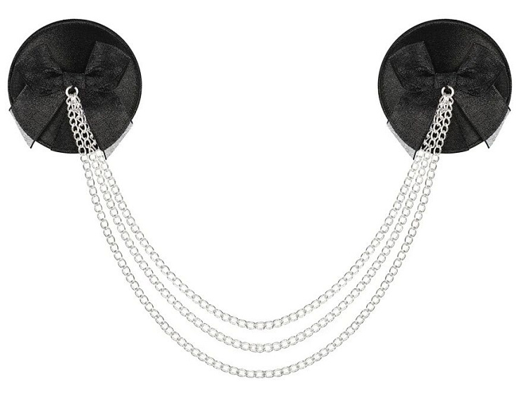 Эффектные пэстисы с тройной цепочкой и бантиками