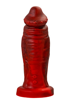 Силиконовый вибратор Monster Saur - 20 см.