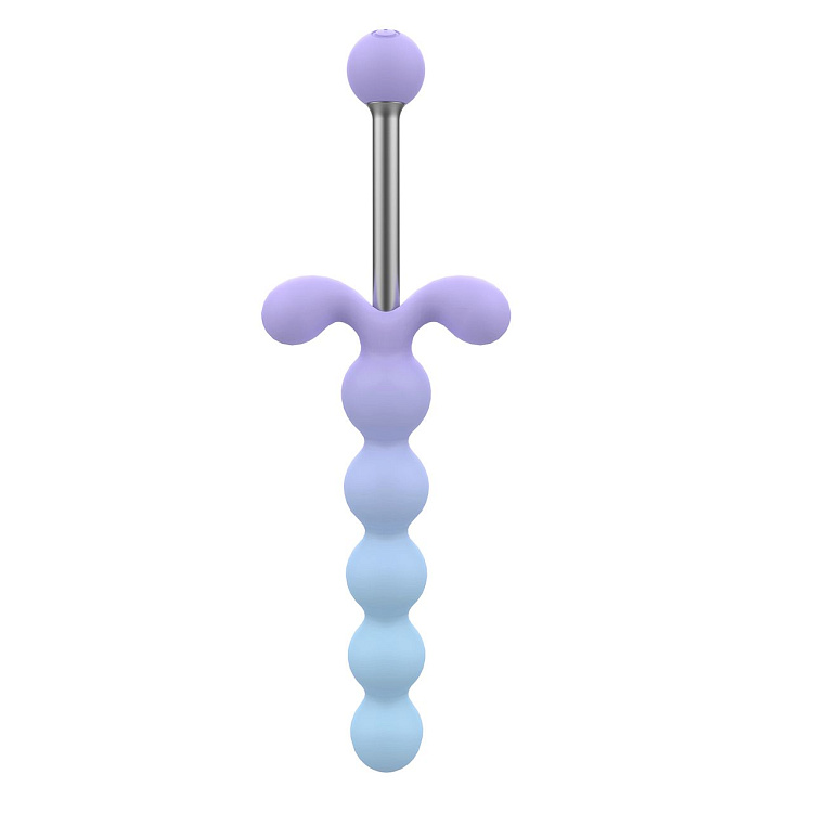 Анальная ёлочка с вибрацией Youivic - 16,4 см.