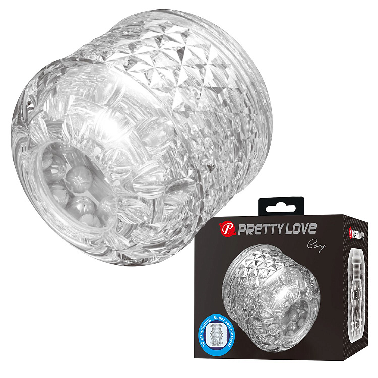 Прозрачный мастурбатор Cory
