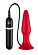 Красная силиконовая пробка с вибрацией - 12,5 см.