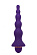 Фиолетовая анальная ёлочка с вибрацией - 20 см.