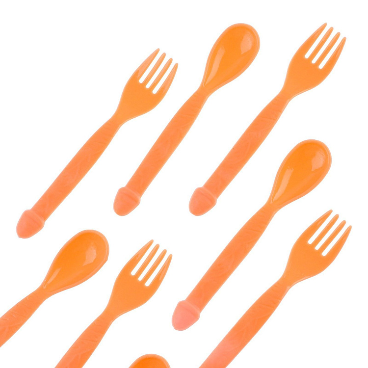 Набор пластиковых столовых приборов «Всё в твоих руках»