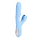 Голубой вибратор с ротацией и вакуумной стимуляцией BeYourLover Rosubi