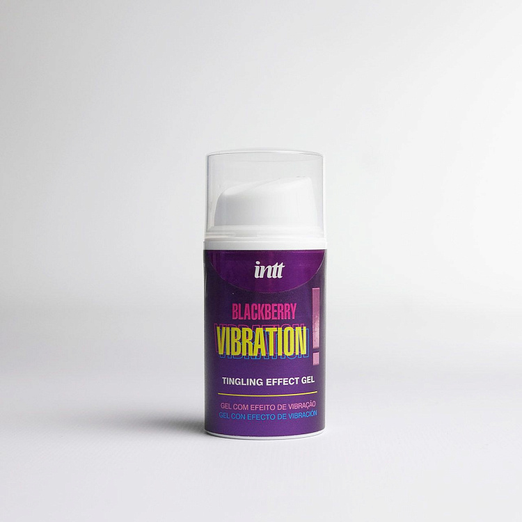 Стимулирующий гель с эффектом вибрации Blackberry Vibration - 15 мл.