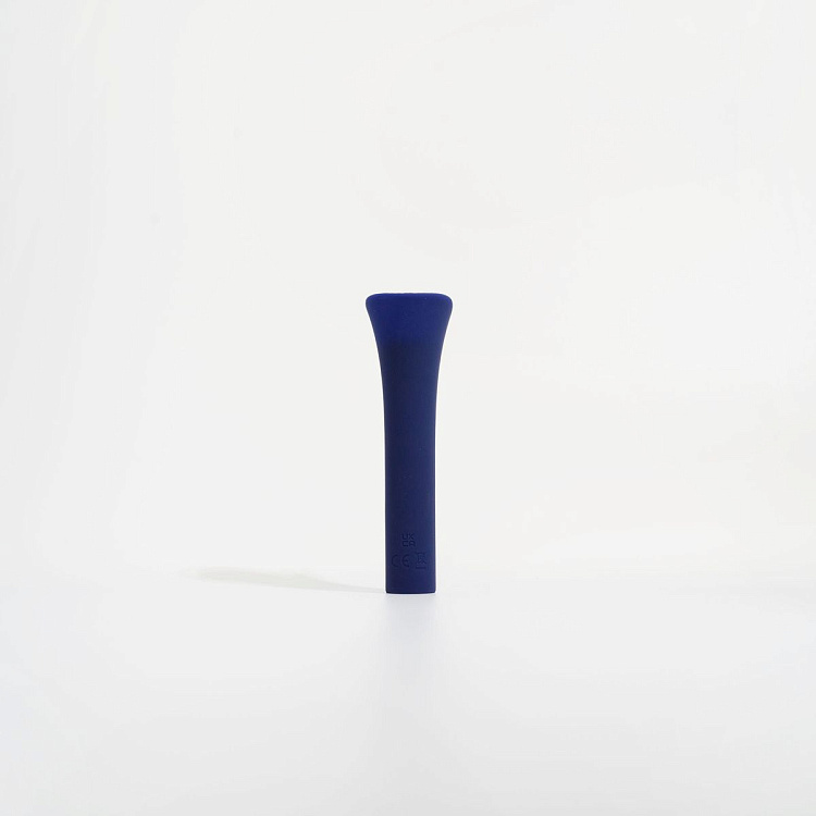 Синий мини-вибромассажёр Caress