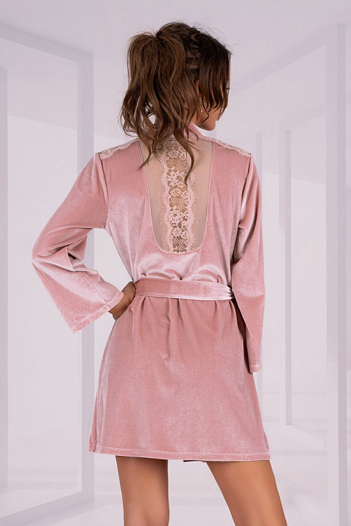 Халатик Nolesan с кружевной вставкой на спинке