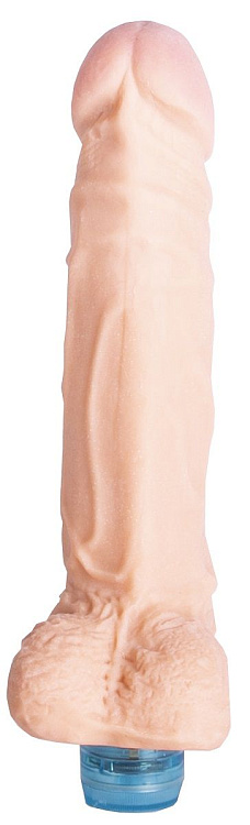 Телесный вибратор Vibro Realistic Cock Dildo - 18 см.