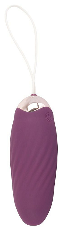 Фиолетовое виброяйцо с пультом ДУ Shaking Love Ball