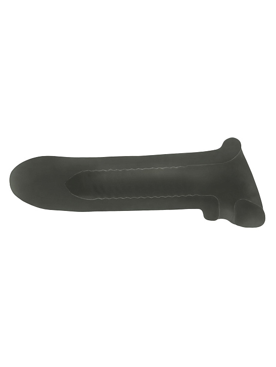 Черный фаллоудлинитель Titan - 16,5 см.