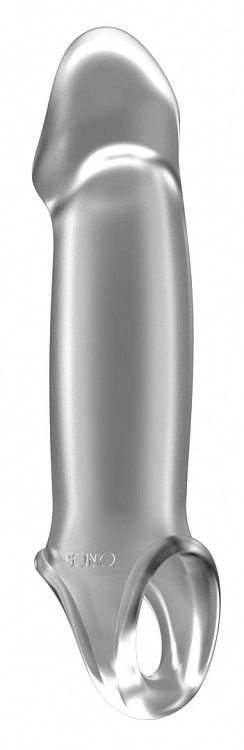 Прозрачная насадка с подхватом Stretchy Penis Extension No.33