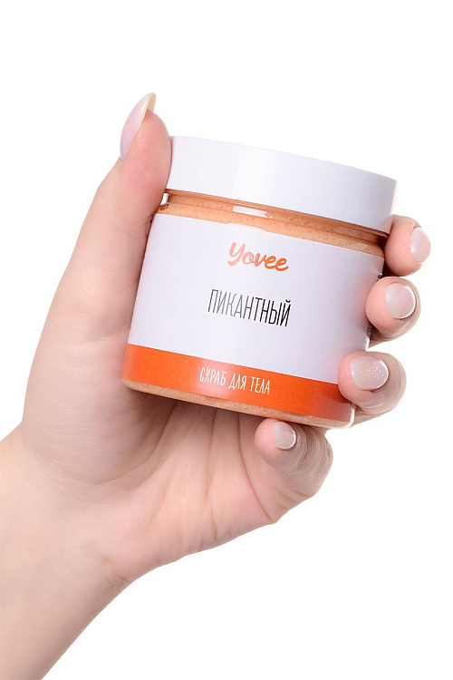 Скраб для тела  Пикантный  с ароматом шоколада и апельсина - 200 гр.