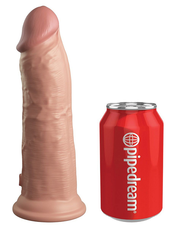 Телесный фаллоимитатор 8  Silicone Dual Density Cock - 22,8 см.
