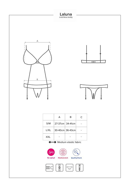 Тедди Laluna с кружевом и лентами