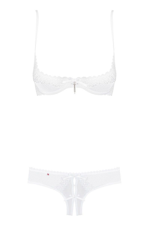 Комплект Alabastra с полуоткрытым бюстгальтером