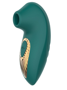 Зеленый вакуумный стимулятор клитора