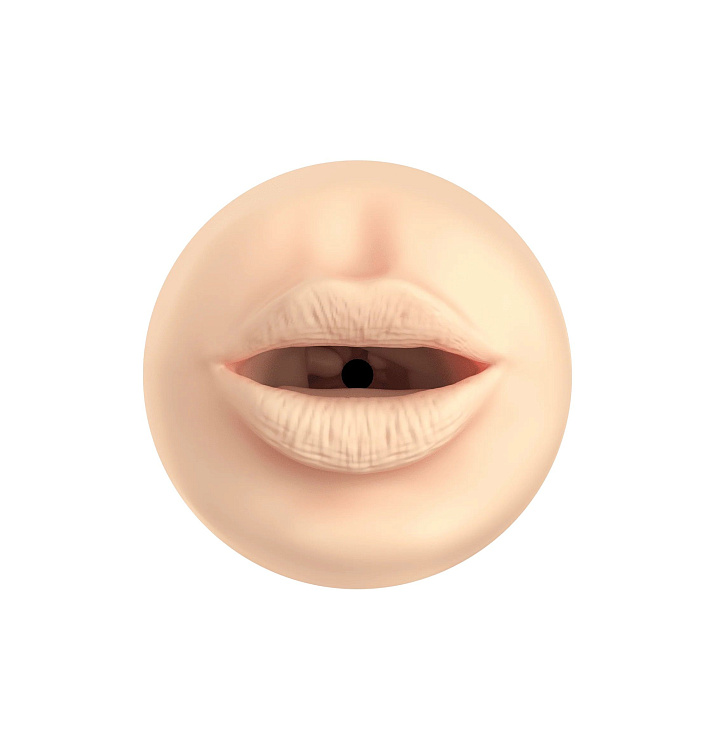 Телесный мастурбатор-ротик Feel Stroker Mouth