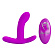 Лиловый стимулятор Geri с подвижным хвостиком