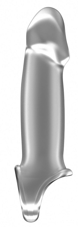 Прозрачная насадка с подхватом Stretchy Penis Extension No.33