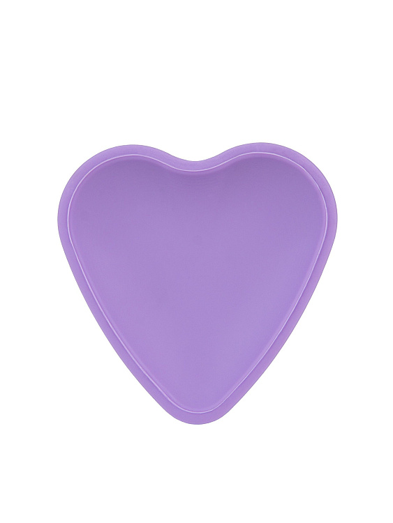 Фиолетовый нереалистичный дилдо Emotional Plus - 13 см.