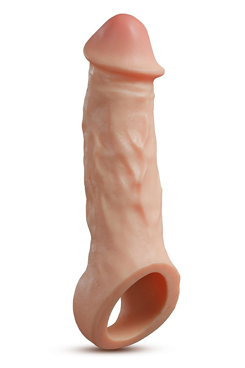 Телесная насадка-удлинитель Intrepid 9.25 Inch Realistic Penis Extender Sleeve - 23,5 см.