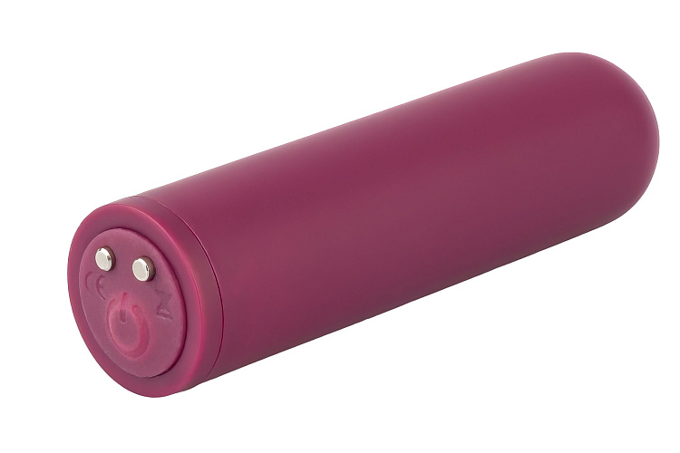 Сливовая вибропуля Java - 7,8 см.