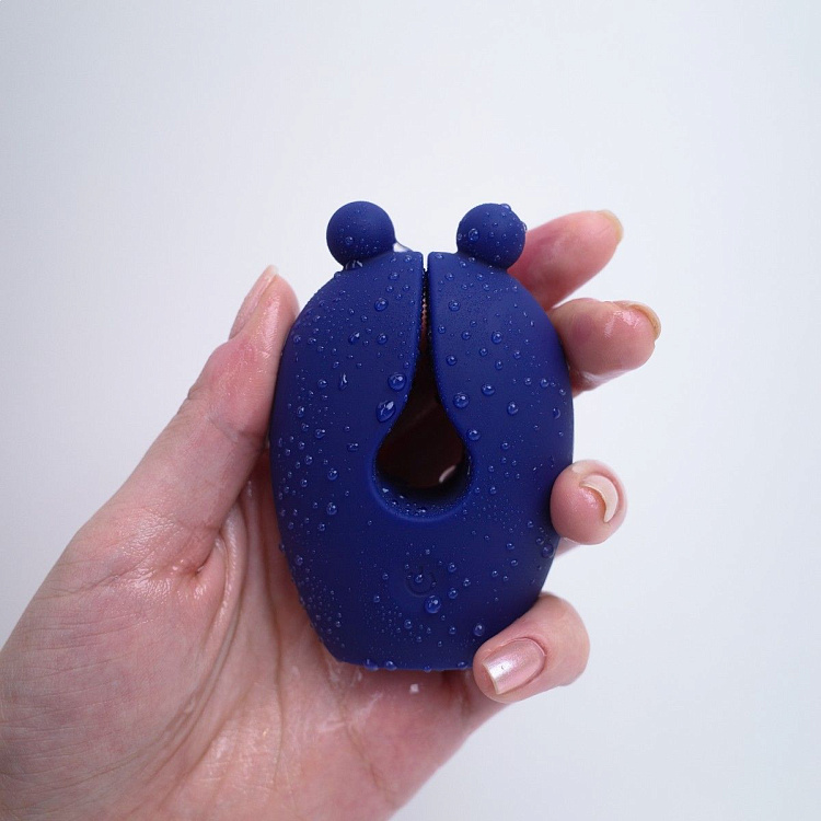 Синий клиторальный вибростимулятор Eden