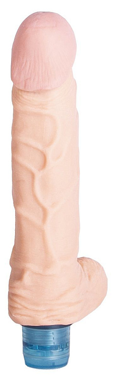 Телесный вибратор Vibro Realistic Cock Dildo - 18 см.