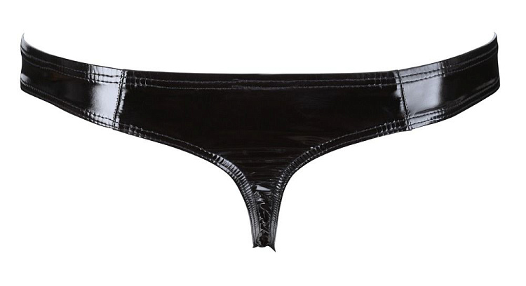 Сексуальные лаковые трусы-стринги