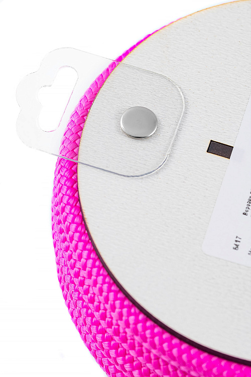 Розовая веревка для шибари на катушке - 5 м.