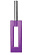 Фиолетовая шлёпалка Leather Gap Paddle - 35 см.
