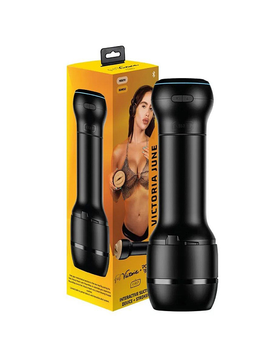 Мастурбатор-ротик с интерактивной насадкой PowerBlow   FeelVictoria Mouth