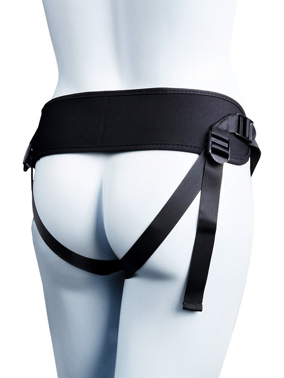 Мужской полый страпон на регулируемых ремешках - 22 см.