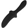 Черный массажер простаты Sceptre с ротацией - 21 см.